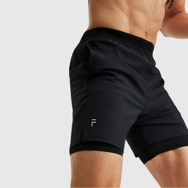 Herenshorts met sensortechnologie - voorkant weergave